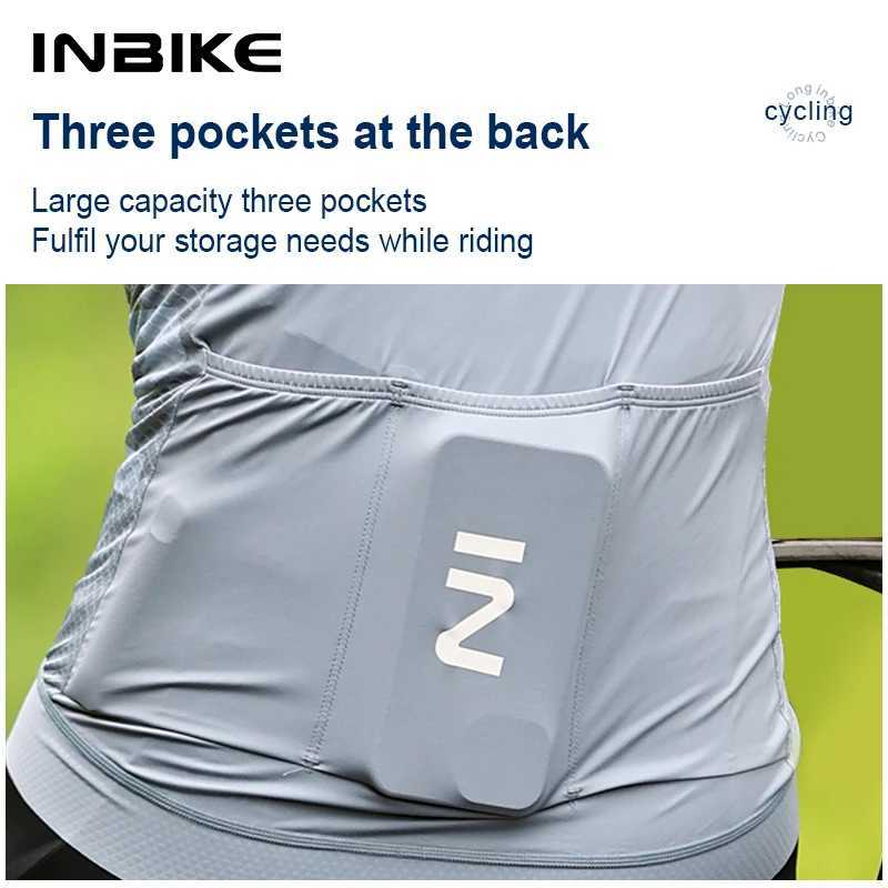 INBIKE New Pro Long Sleeve Cycling Jersey For Road Bicycles Lightweight Breathable Fabric Pockets Full Zipper Design For Women J251008