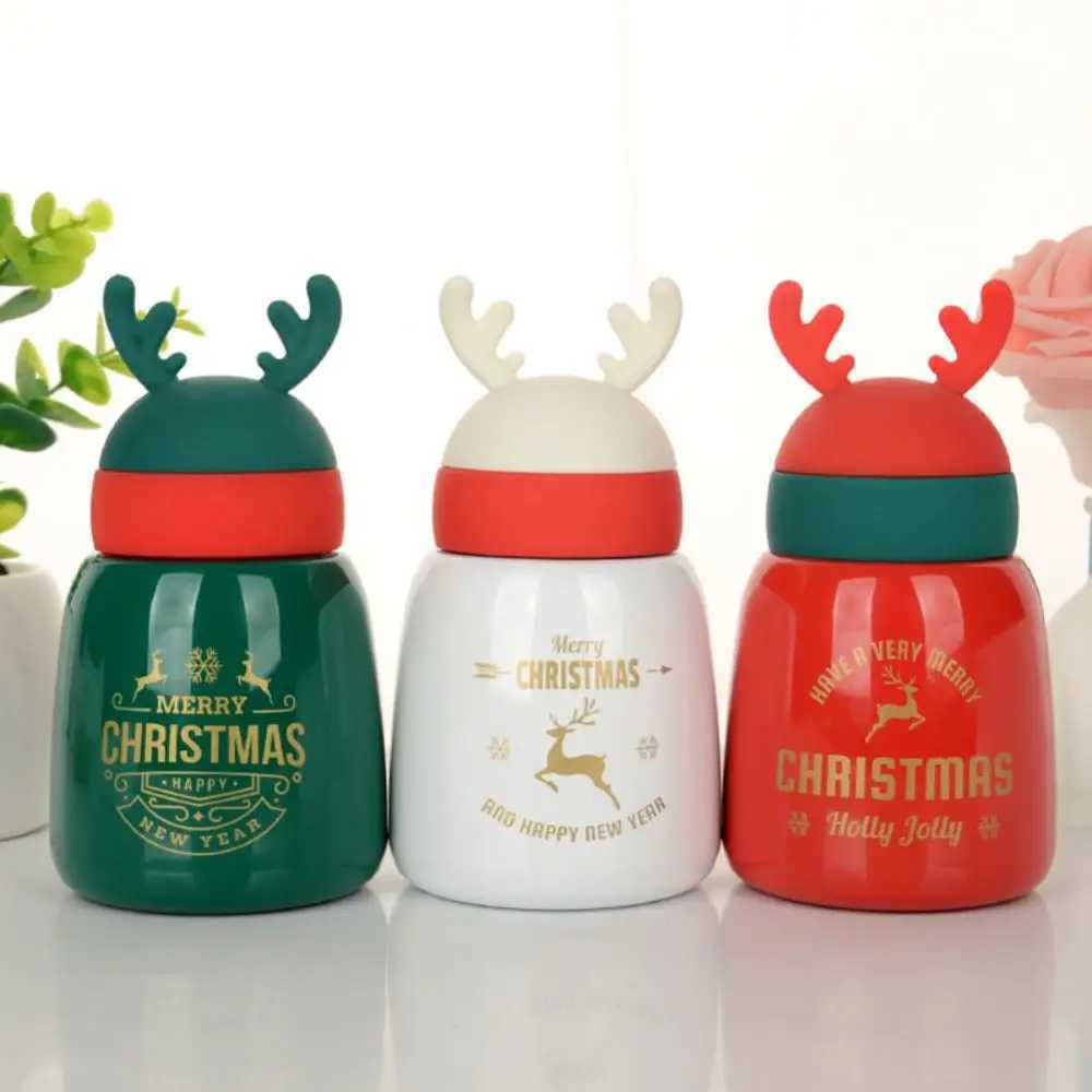 Vacuum Cup Christmas Gift Portable Thermal Tumbler Thermos Children Cute Girl Water Bottle Cartoon Insulated Cup C251008