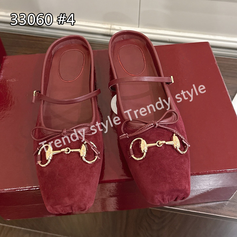 2025 Women's Fall Winter Loafer Metal Buckle Lady Office shoes Luxury Designer size EU35-42