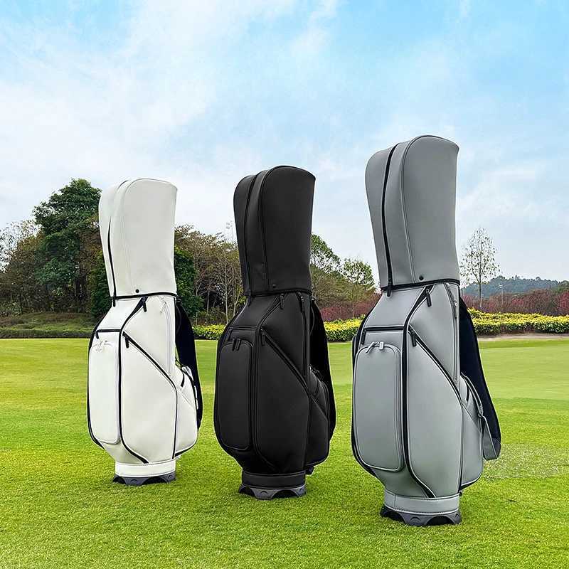 PLAYEAGLE 2025 New Standard Golf Bag Solid Color Simple Style Mens and Womens Single Shoulder Golf Club Bag JYFBZQB01 J251008