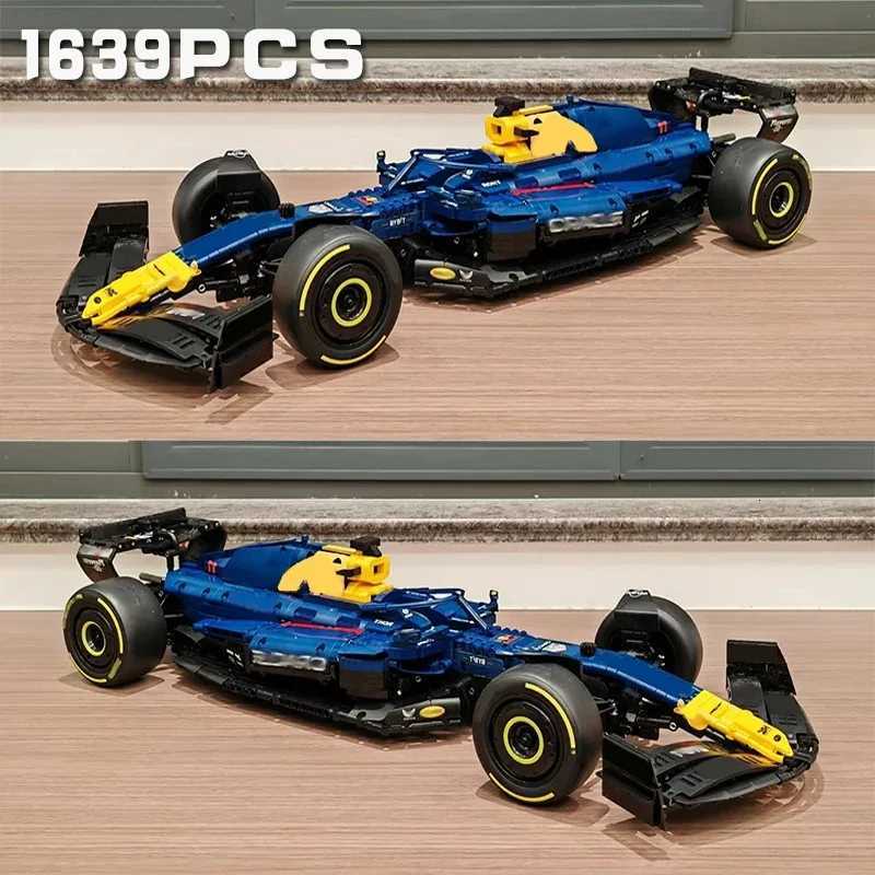 18 F1 Formula 42206 42207 Technical Racing Car Mechanical SF24 Boy Building Blocks Decoration Ornament Toy Party Gift H260509