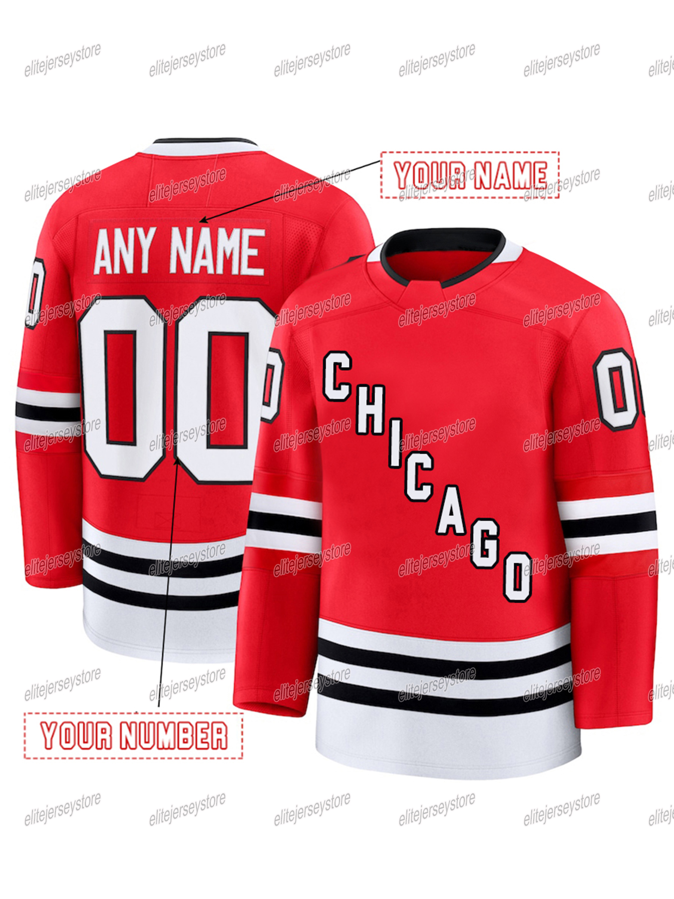 Personalized Custom 2025-26 100th Anniversary Hockey Jerseys 98 Bedard Alex Vlasic Nick Foligno Taylor Hall Bertuzzi Teravainen Maroon Andreas Jones