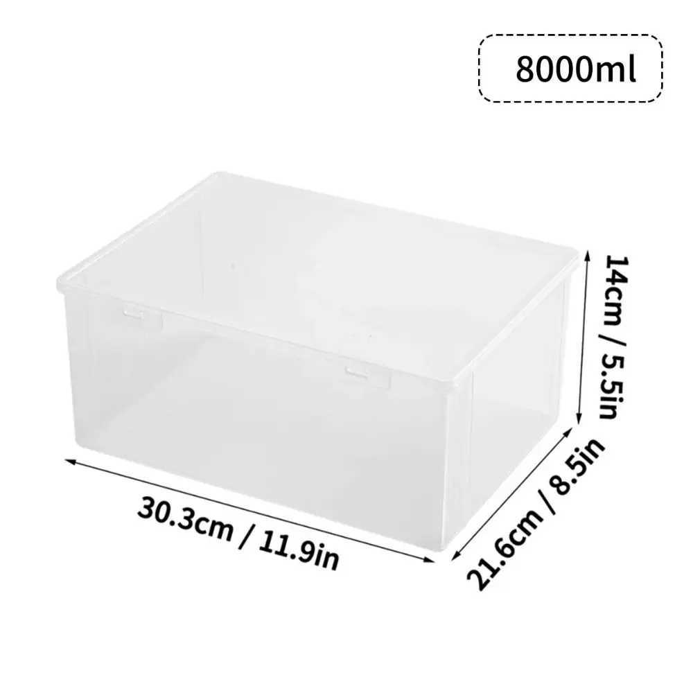 Home Office Supplies Storage Box Multifunctional Desktop Large Capacity A4 Paper Transparent Plastic Organizer Box C251008