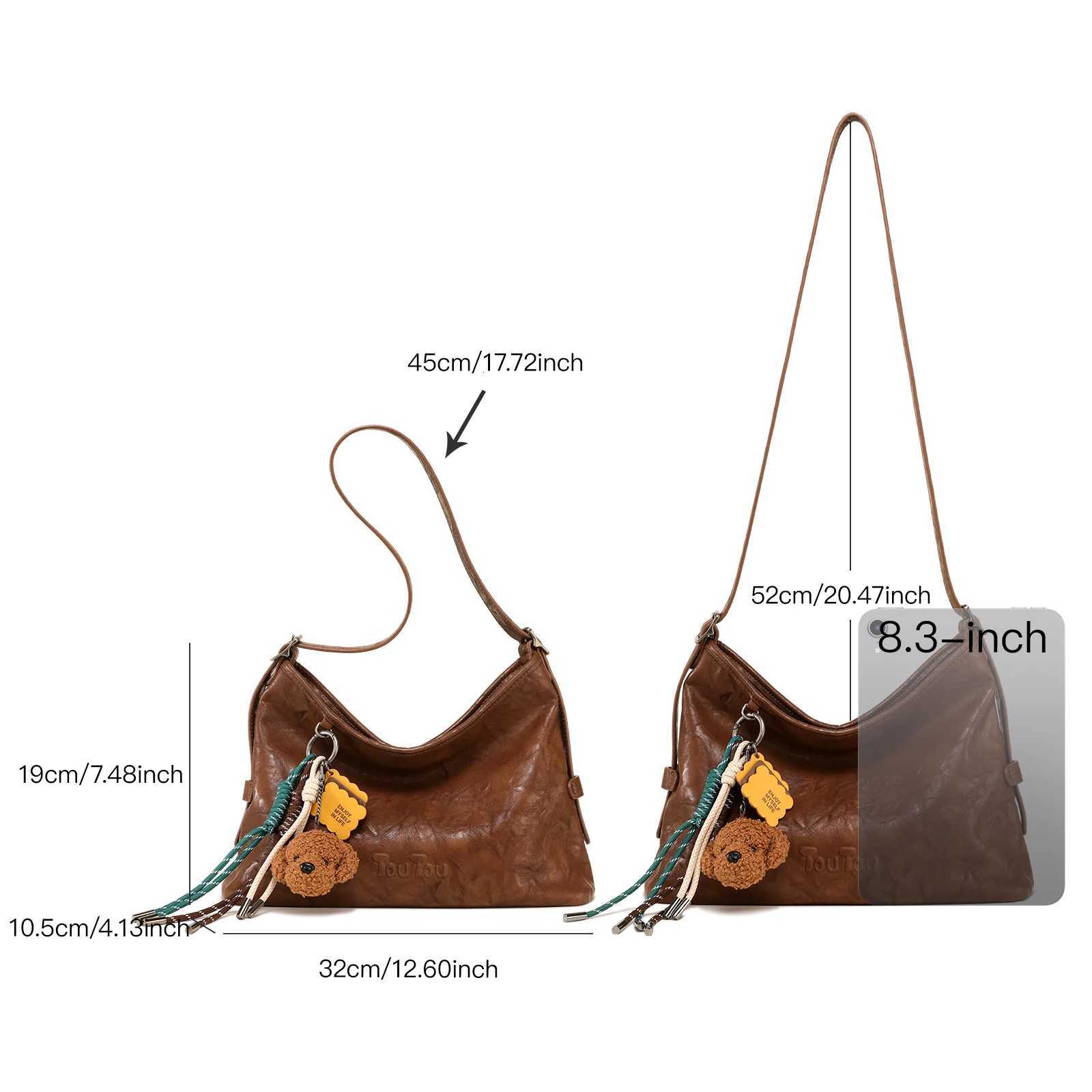 Designer TOUTOU Single Shoder Crossbody Bag Wen Christmas Gift Imitating Vegetable Tan Tote Bag Large Capacity Armpit Bag1 Y251120