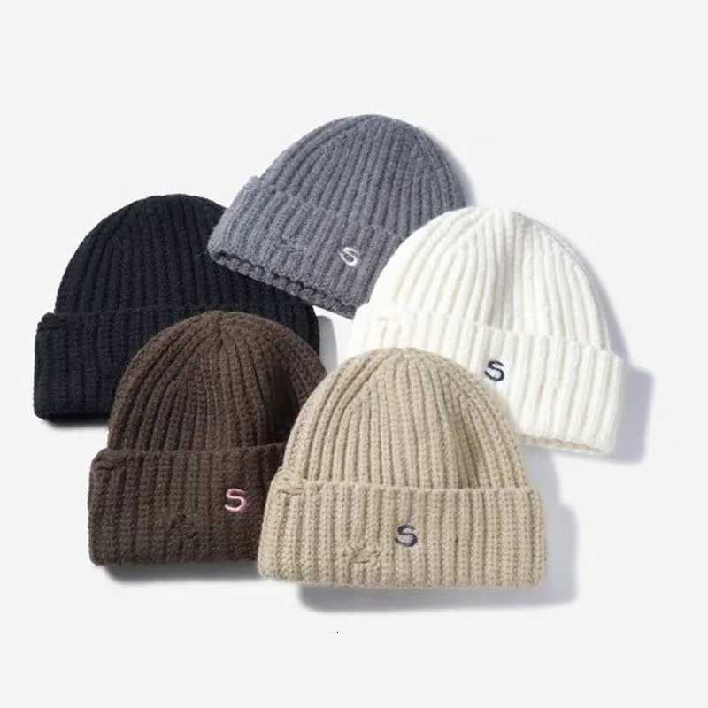 Unisex Winter Beanie for Women S Letter Embroid Knitted Caps Hood Fashionable Girl Hat Casual Hiphop Bob Outside Skulls Hats MenXJ251008 - view 4