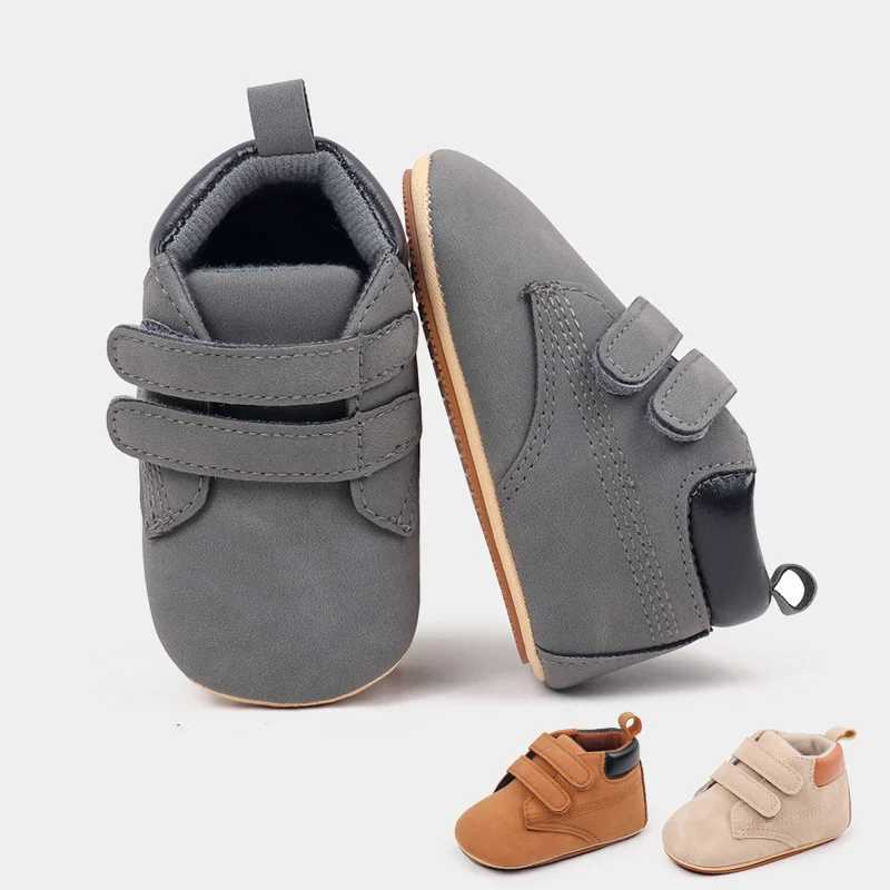 Soft PU Leather Baby Shoes AntiSlip Infant First Walkers Fashion Kids Crib Shoes 312Month Boys Girls Spring Autumn Sneakers C251008