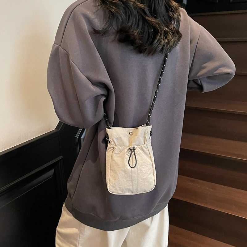 Nylon Crossbody Bag Soft Mini Phone Wallet Multifunctional Square Shoulder Bag Crossbody Purse Canvas Purse Messenger BagT251007