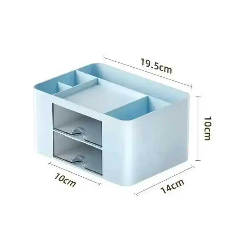 Creative minimalist drawer storage box student desktop pen holder study stationery office supply household cosmetics storage box C251008