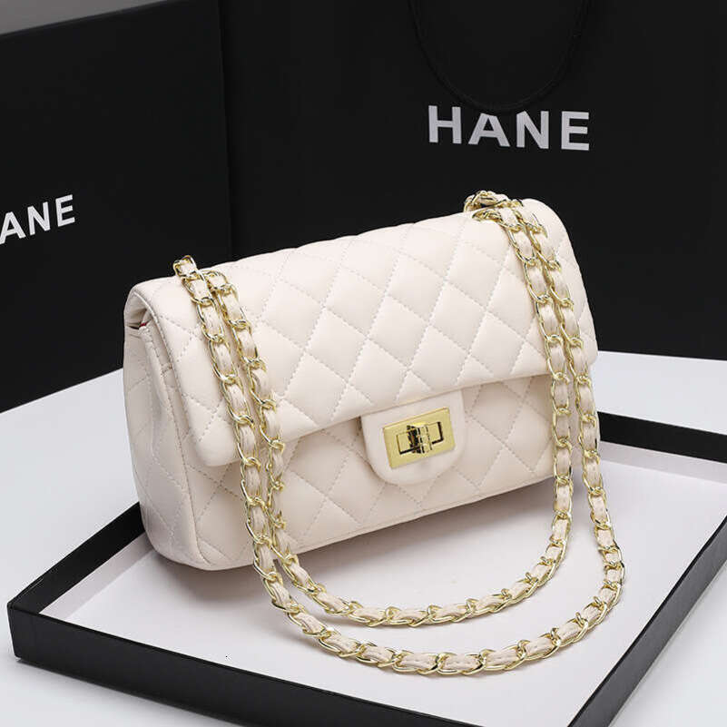 designer bag Luxury bag Xiaoxiangfeng Quilted Chain 2025 New Women's Socialite Lady Single Shoulder Crossbody Bag Genuine Leather Double Flap Han