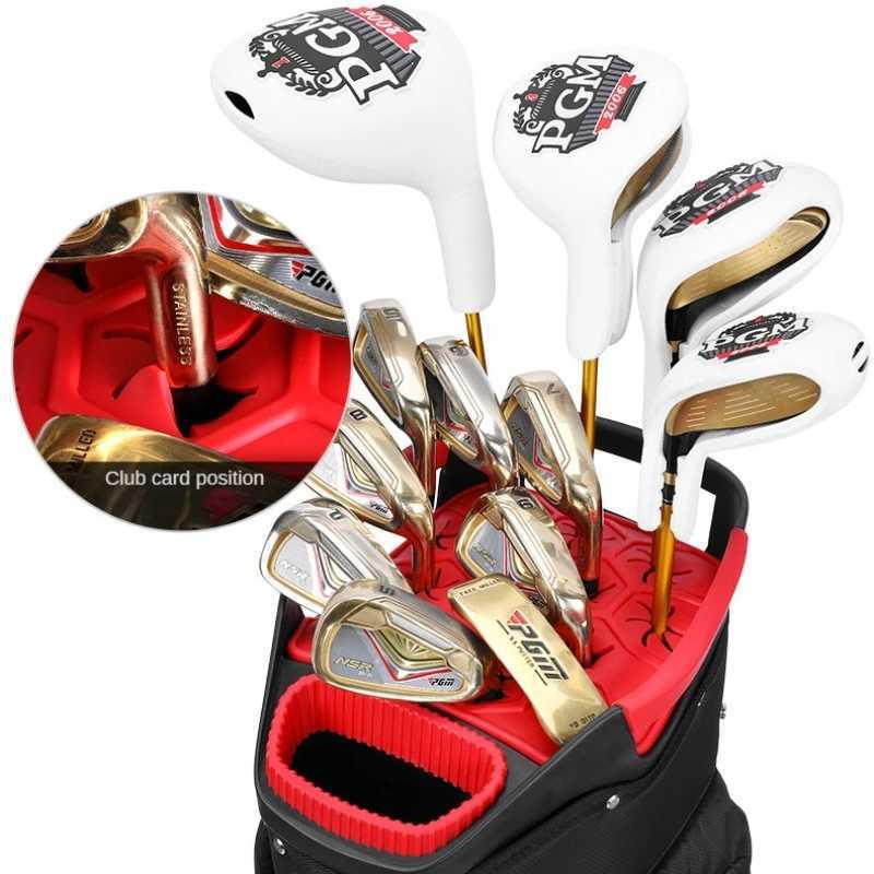 PGM Golf Standard Bag Fixed Club Holder Light Portable Travel Golf Bag Light Weight Sport Bags QB166 J251008