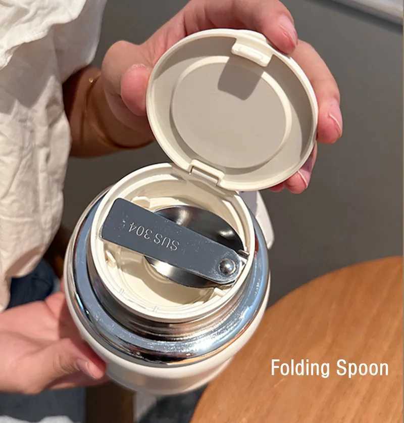 620ml Fashion Stainless Steel 316 Braised Flask Portable Thermal Lunch Box Stew Beaker Adult Students Vacuum Flask Travel Tumble C251008