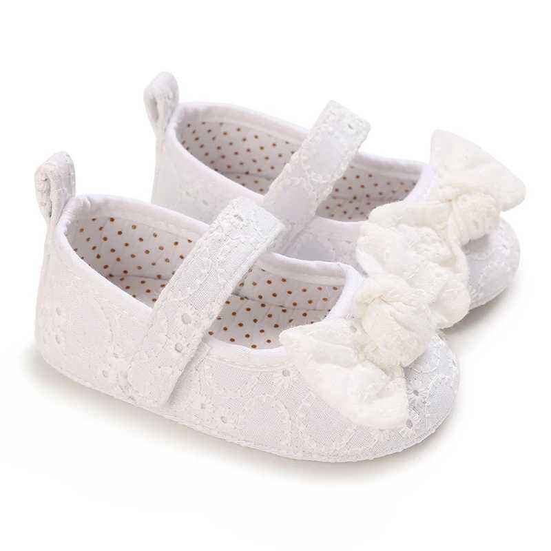 Spring And Autumn Baby Walking Shoes 100 Day Old Anti Slip Lace Baby Princess Soft Soled Walking Shoes C251008