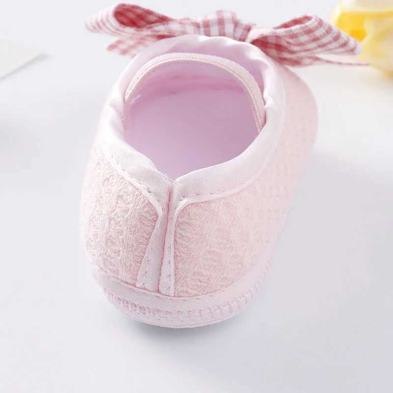 Lovely Bow Princess Baby Shoes Soft Bottom Antislip Infant Soled Newborn First Walkers Solid Toddler Cotton Shoes Prewalker C251008