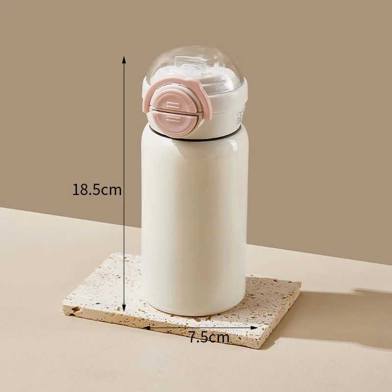 Kpop Demon Hunters Stainless Steel Insulated Cup for Women Anime Letter Printed Water Bottle Students Fashion Portable Draw Cup C251008