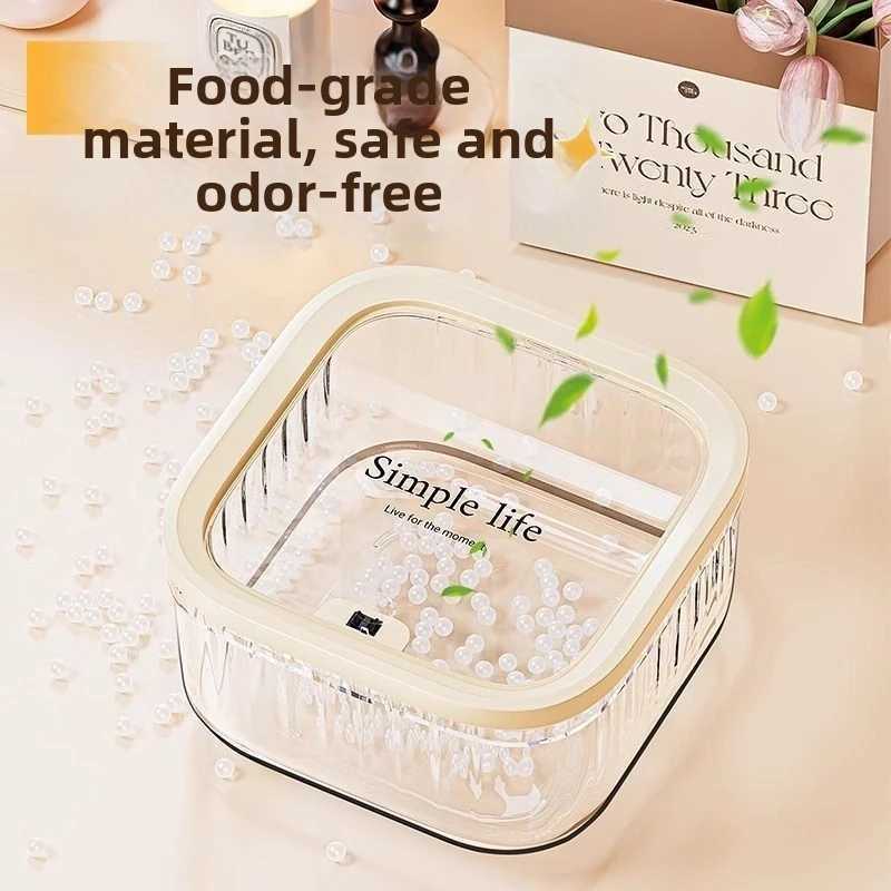 MultiSize Transparent Hair Accessory Storage Box FoodGrade Material Dustproof Lid for MultiScene Use C251008