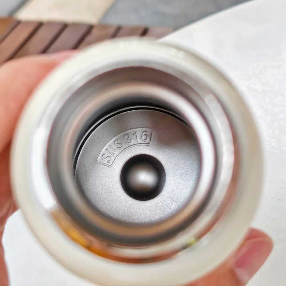 Thermos Bottle for Women Girls 400ml Vacuum Coffee Mug Stainless Steel Cold and Hot Insulated Water Cup Sports Water Bottles C251008