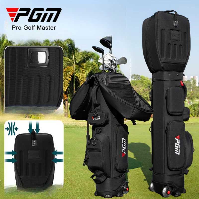PGM Golf Aviation Bag 3D Plus Hard Bag Hat Belt Pulley Men Women Travel QB177 J251008