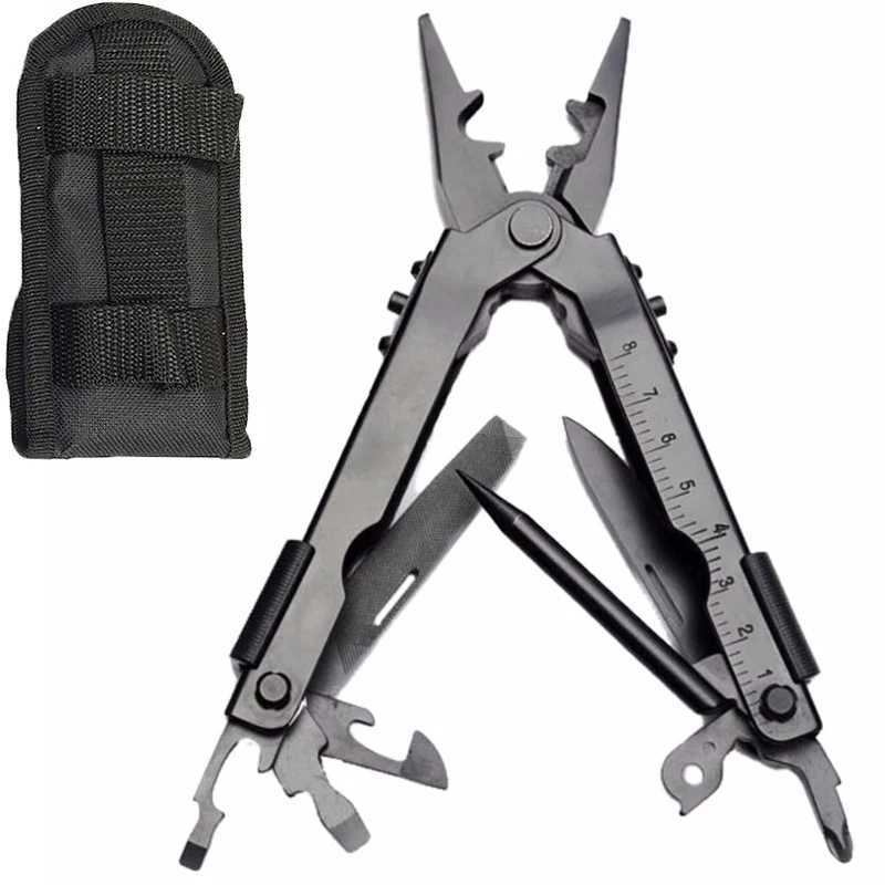 Hot sell 8 IN 1 Multi Tools Wire Stripper Folding Plier Outdoor Camping Multitool Portable Stainless Steel Folding Pocket Pliers J251121