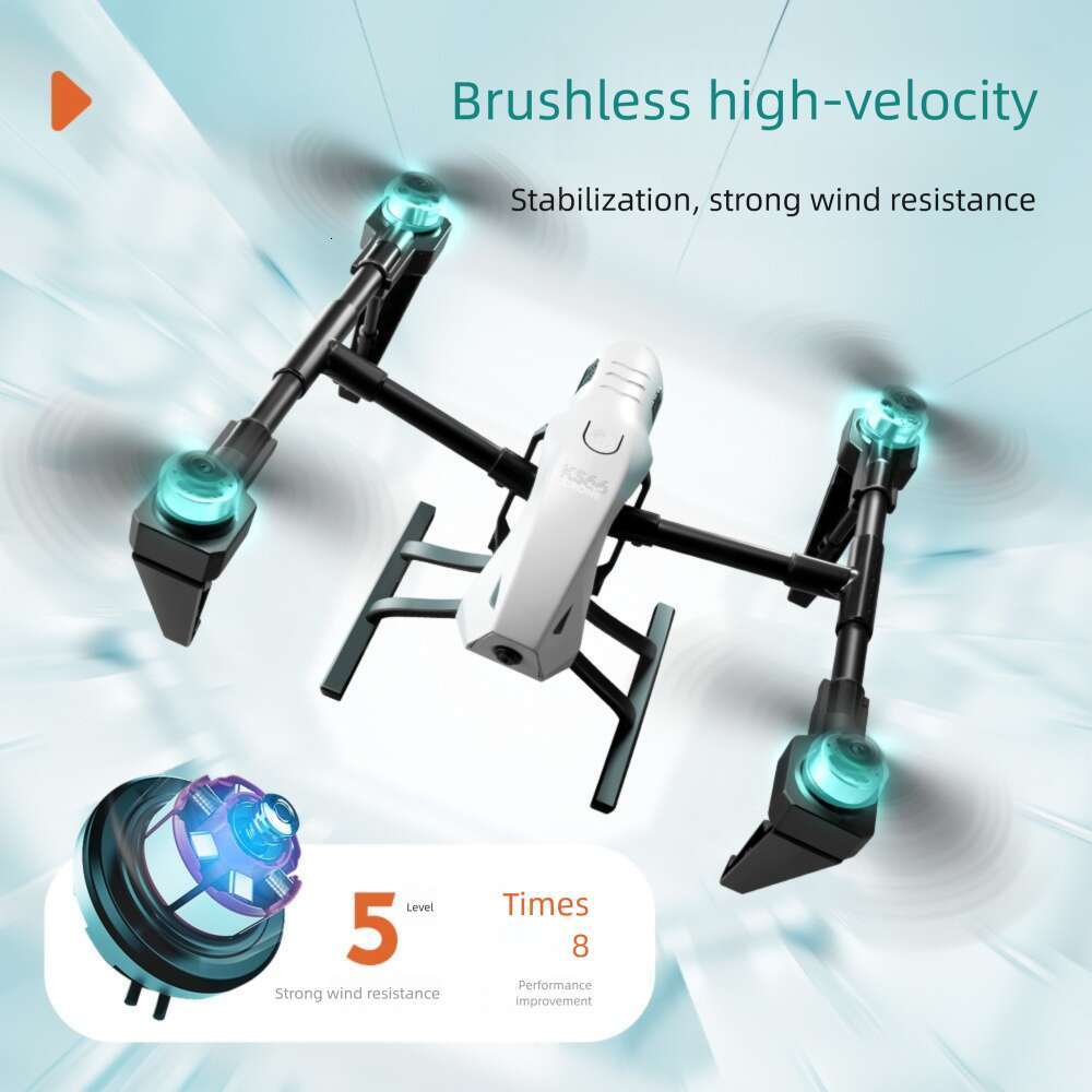 KS Alloy Aerial Photography Drone Brushless Quadcopter HD Camera Remote Control Toy Optical Flow Aircraft