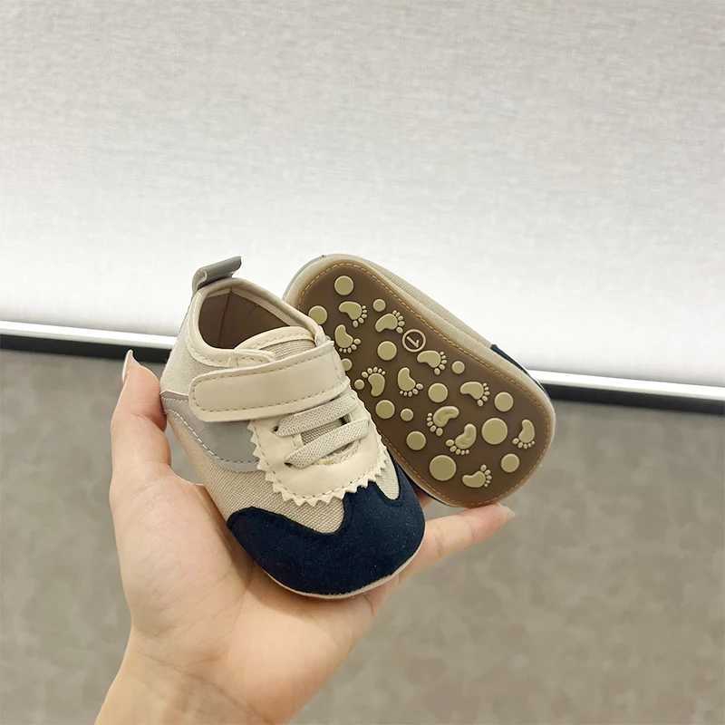 Newborns Baby Sports Shoes Striped Baby Casual Shoes Anti Slip Shoes for Centenarians Boys and Girls Aged 018 Months C251008