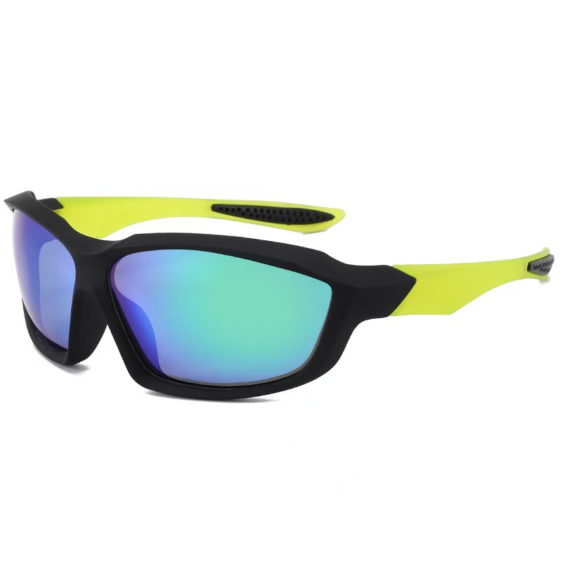 Outdoor cycling, polarized glasses, driving, fishing, skiing, sunglasses, European and American cross-border windproof sports sunglasses for men and w