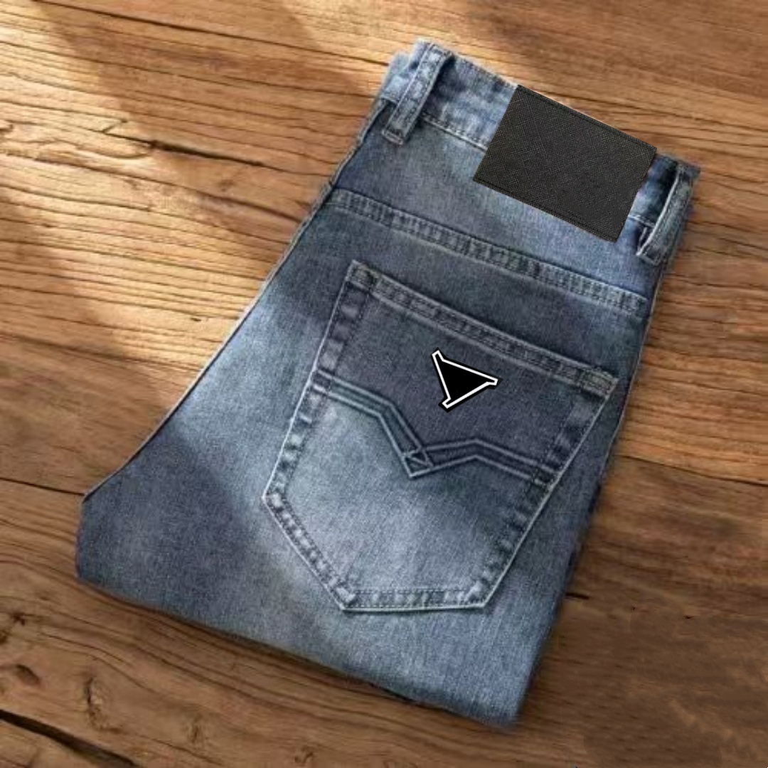 designer jeans mens slim jeans Mens Stretch Skinny Fashion Jeans Luxury Logo Pants stacked jeans men trousers Men and women casual denim pant