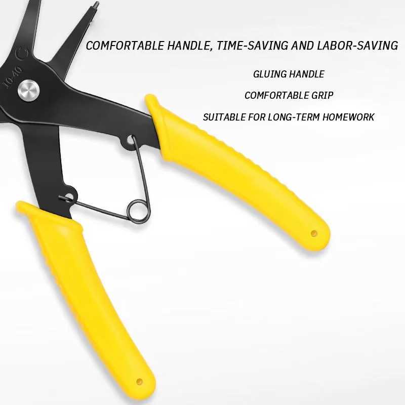 Circlip Pliers 2 in 1 Internal and External Dual Purpose Pliers External Spring Pliers Large Retaining Ring Removal Tool 1pc J251121