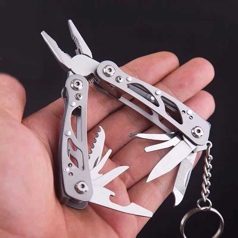 MuqiNush 12 In 1 Multifunctional Folding Tool Pliers Pocket Camping Knives With Bottle Opener Screwdriver For Outdoor Hiking J251121