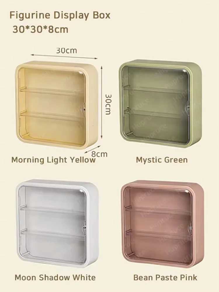 Wall Mounted Storage Box For Figures Showcase Clear Blind Box Display Case Figures Stand Dust Display Proof Doll Toy C251008