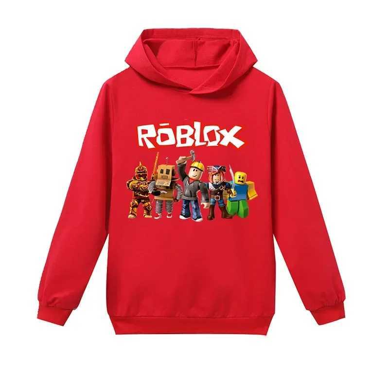 Roblox Cartoon Anime Children Costume Spr Hoodie Kids Clothes Funny Haruno Sakura Hoodies for Teen Girls Baby Sweatshirt Z2501007