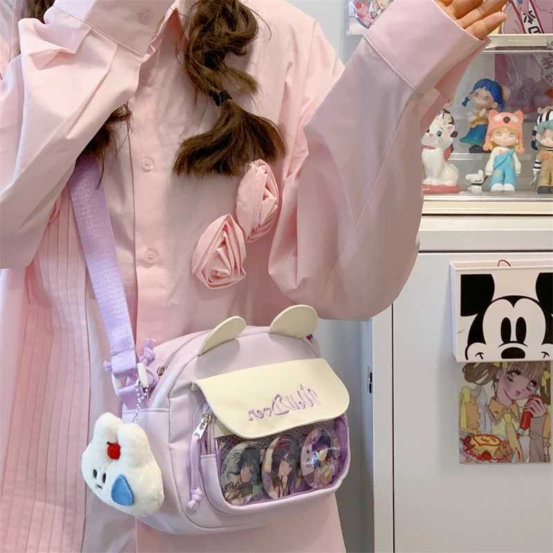 Japanese Style Cute Girl Single Shoulder Armpit Bag 2025 New Casual Lightweight Mobile Phone Crossbody Bag Without Bag InteriorT251007