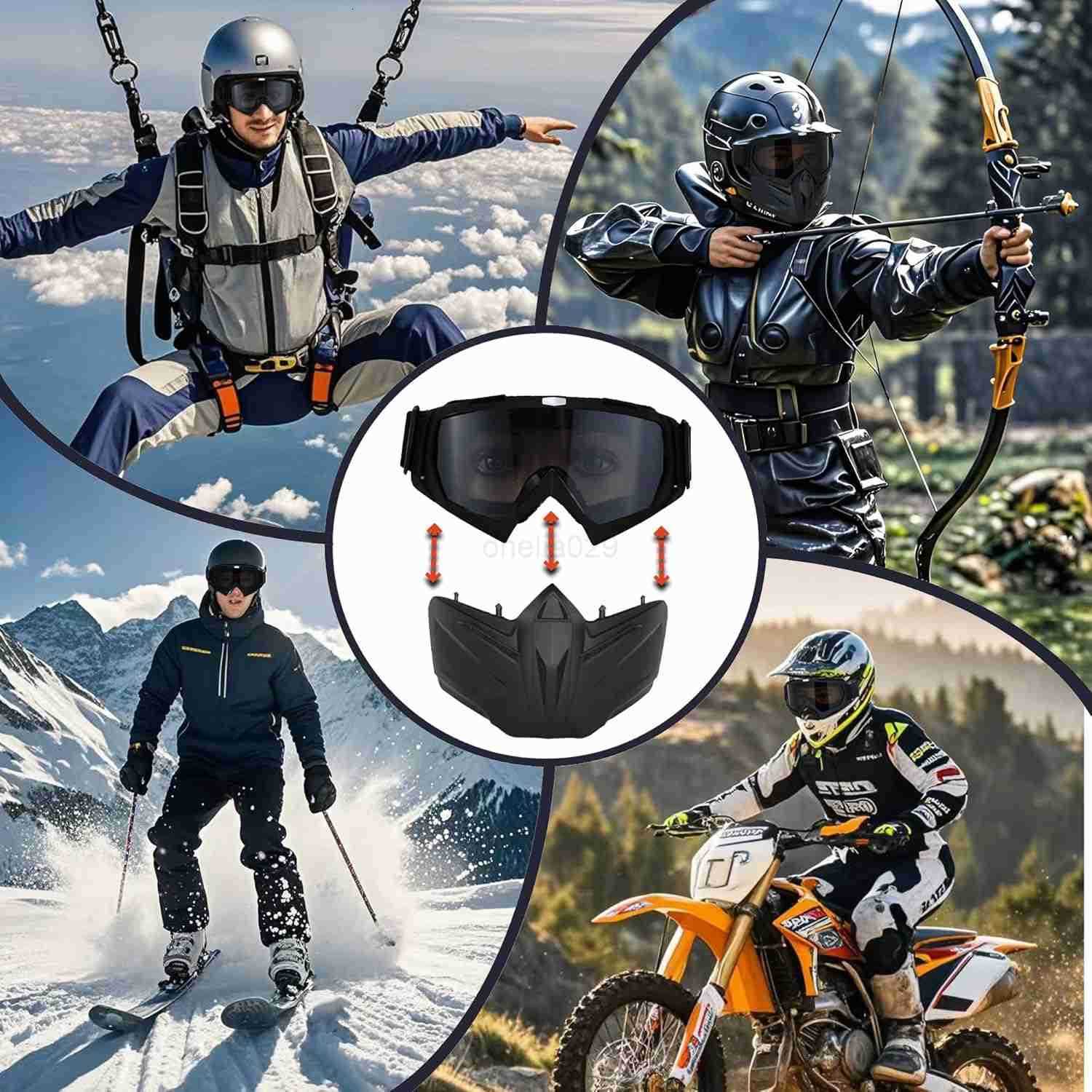 Airsoft Helmet and Mask Tactical Full Face Skull Mask Military Paintball Helmet with NVG Mountand Side Rail Complete Airsoft Gear W251008