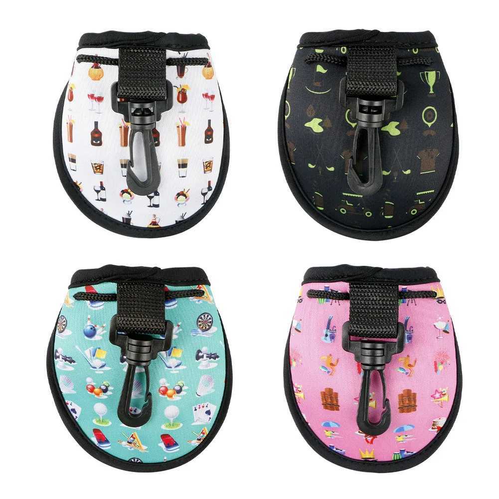 Golf Ball Waist Bag Portable Golf Bag Lightweight Golf Ball Carry Bag Holds 2 Balls Golf Ball Storage Bag Golf Accessories J251008