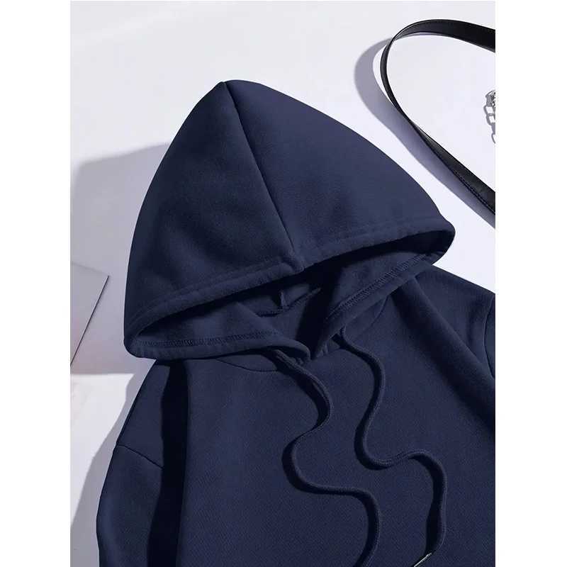 Womens Gothic Streetwear Clothes 90s Casual Sweatshirts Graphic Y2k Hooded Blue Floral Heart Printed Kangaroo Pocket HoodiesT251105