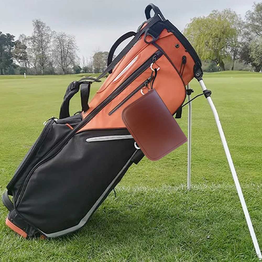 Golf Large Capacity Storage Leather Bag Convenient To Carry Multifunctional Large Capacity Tool Kit Golf Accessories Bag J251008
