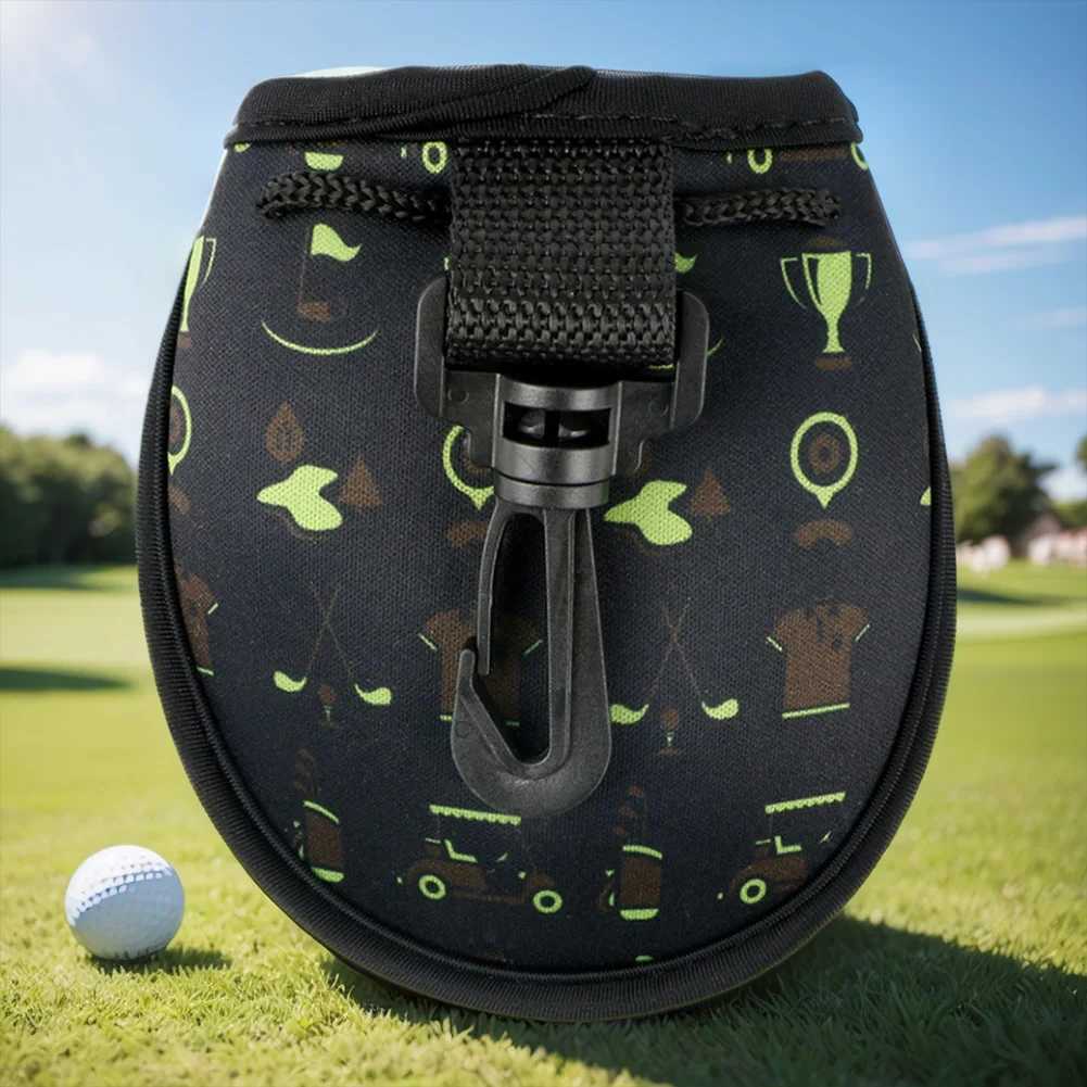 Golf Ball Waist Bag Portable Golf Bag Lightweight Golf Ball Carry Bag Holds 2 Balls Golf Ball Storage Bag Golf Accessories J251008