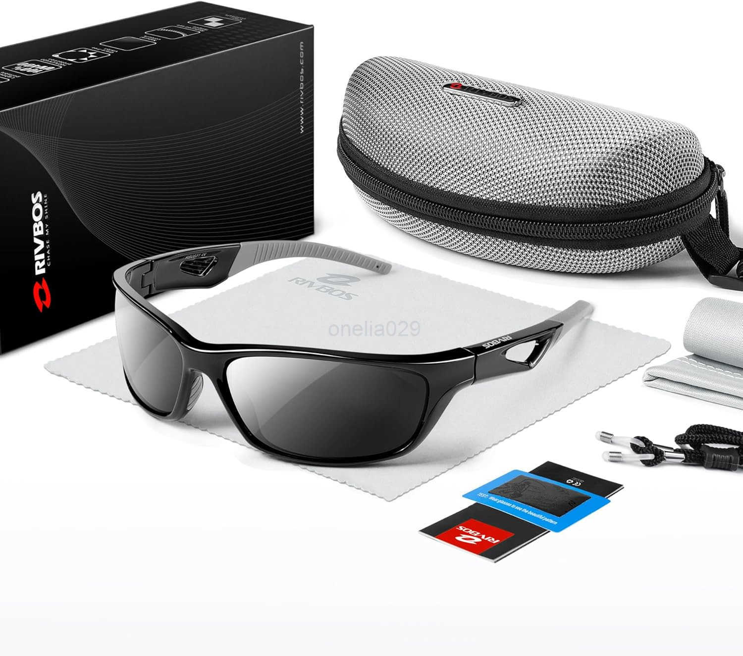 Polarized Sports Sunglasses Driving Sun Glasses Shades for Men Women Tr90 Frame for Cycling Fishing Running RB831 W251008