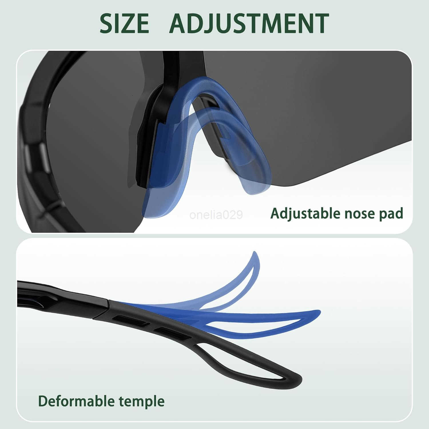 Polarized Sports Sunglasses for Men Women UV400 Protection Lightweight 24g for Running Cycling Baseball Fishing W251008