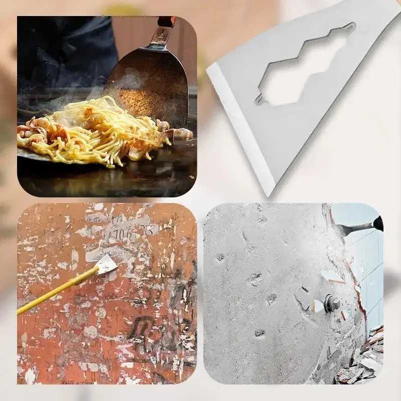 Ash Scraper Decoration Shovel Multifunctional Extrathick Hanging Knife Cleaning Knife Stainless Steel Cement Shovel Tool J251121