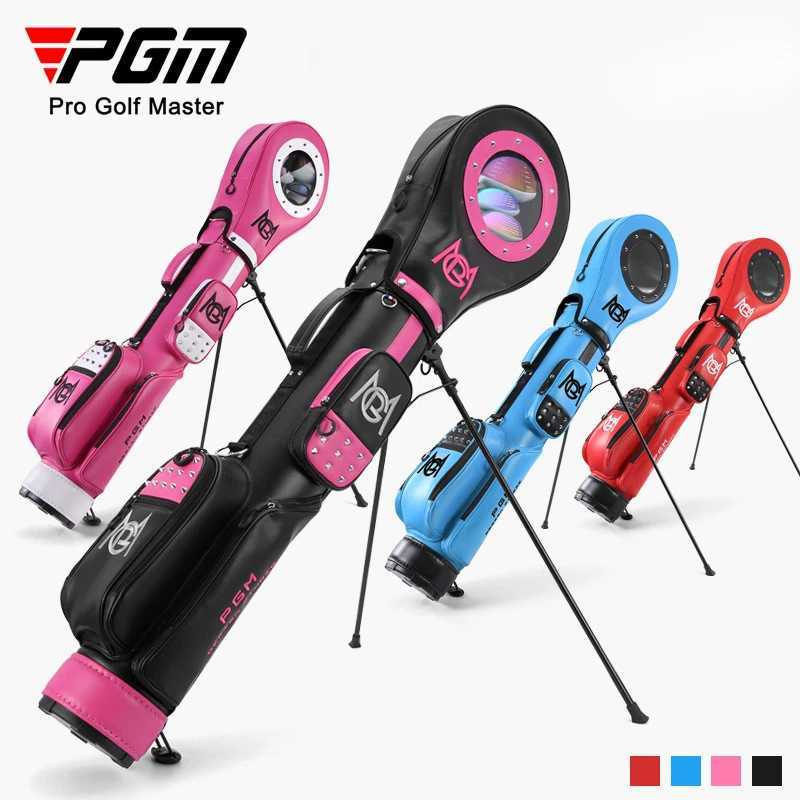 PGM Golf Bags Large Capacity Bracket Clubs Gun Bag Lightweight Waterproof Ultra Fiber Sport Bags QIAB020 J251008