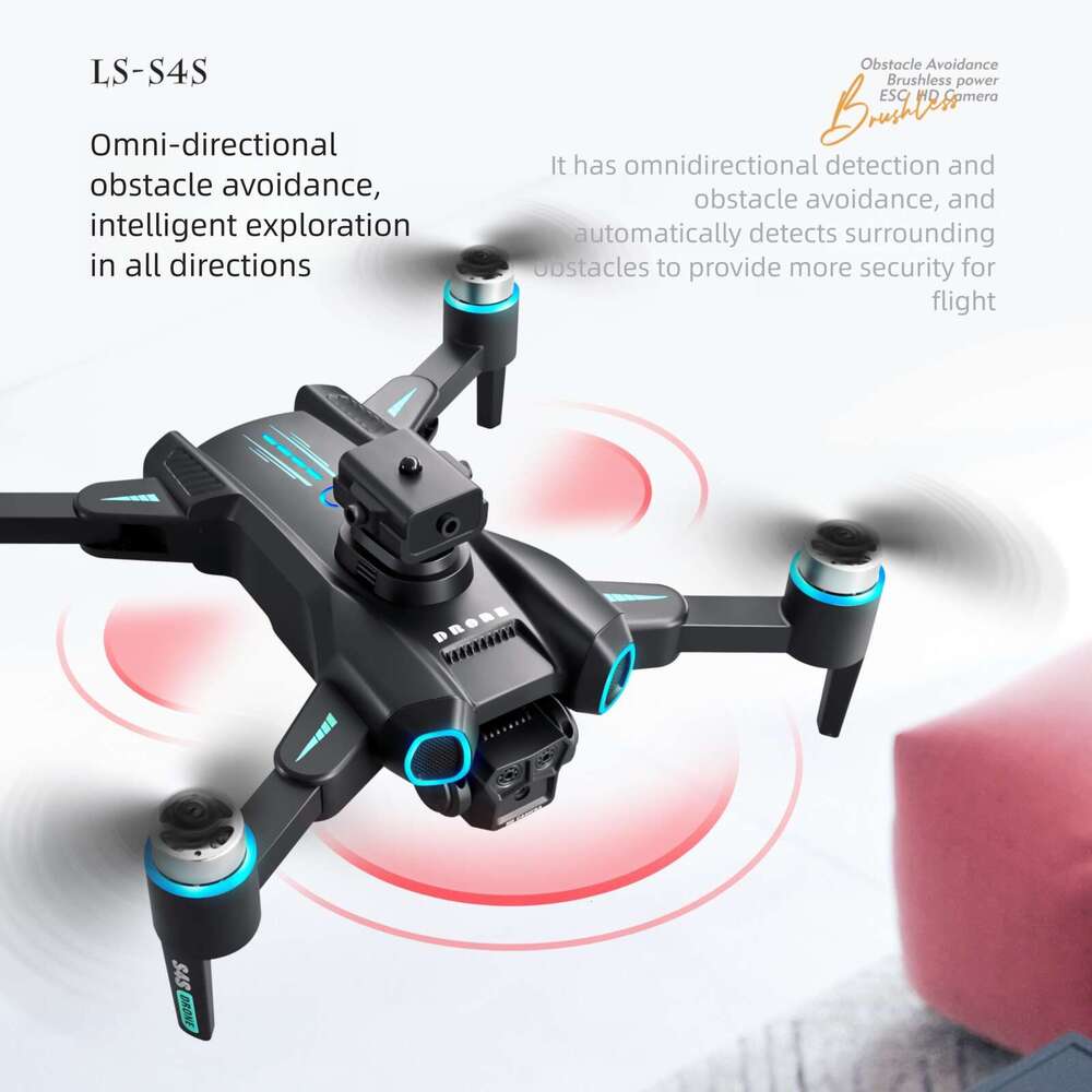 S Lighting Brushless Aerial Drone ESC Lens Optical Flow Positioning Remote Control Aircraft Obstacle Avoidance Quadcopter