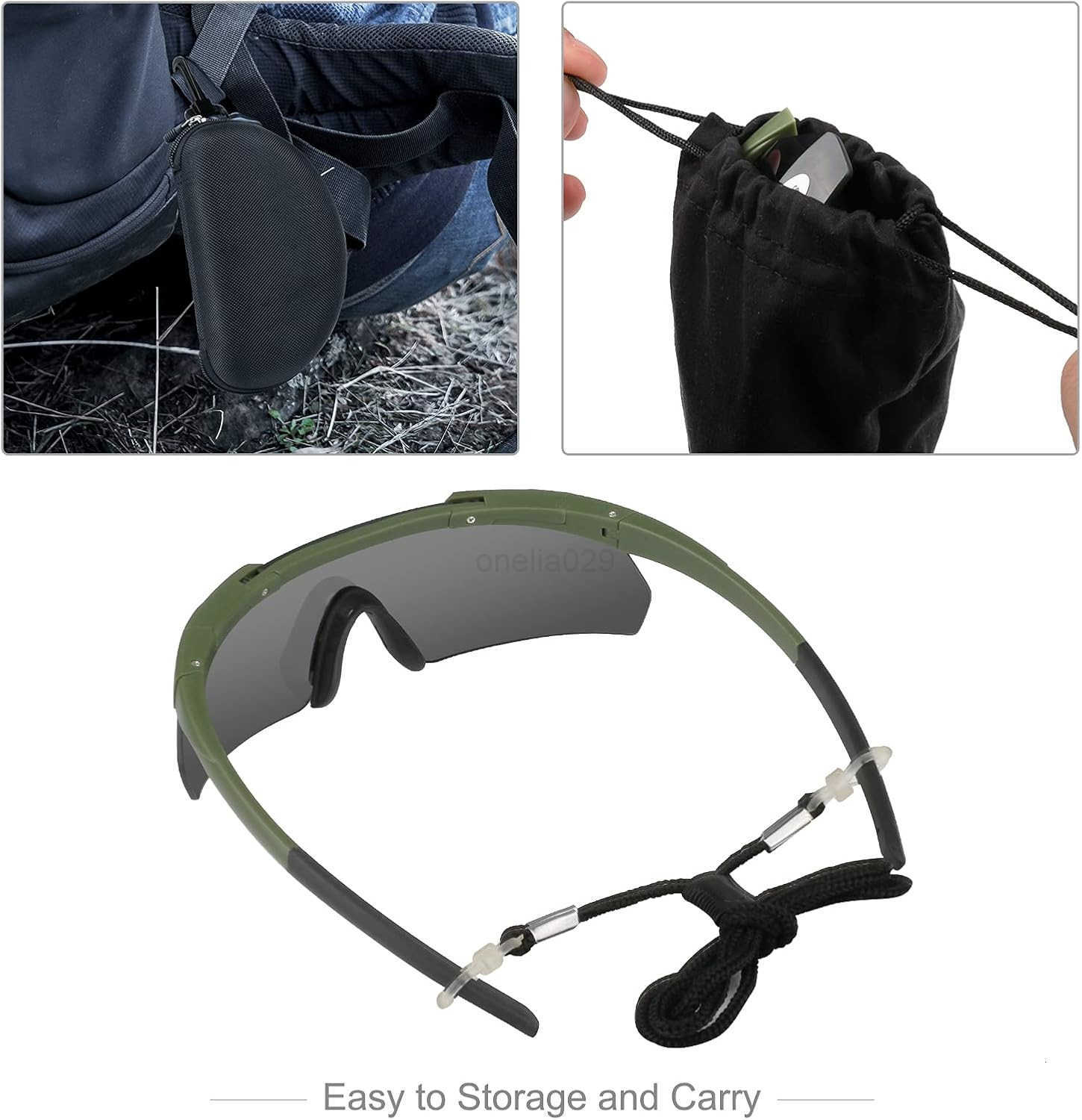 hooting Glasses with 3 InterchangeabLE LEns High Eye PROtection W251008