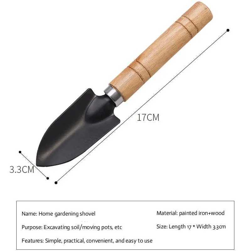 3Pcs Mini Garden Tools Set Stainless Steel Hand Trowel Rake Shovel for Flower Pots Succulent Planting Small Space Gardening J251121