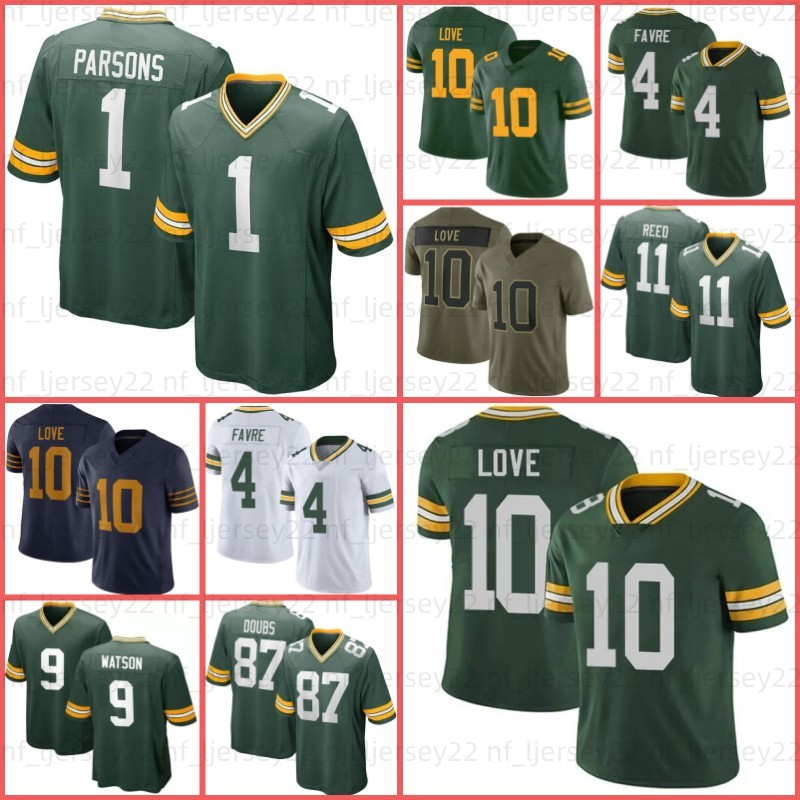 Josh Jacobs Love Matthew Golden Football Reed Micah Parsons Tucker Kraft Xavier McKinney Romeo Doubs Luke Musgrave Rashan Gary Edgerrin Cooper Lukas Van Ness