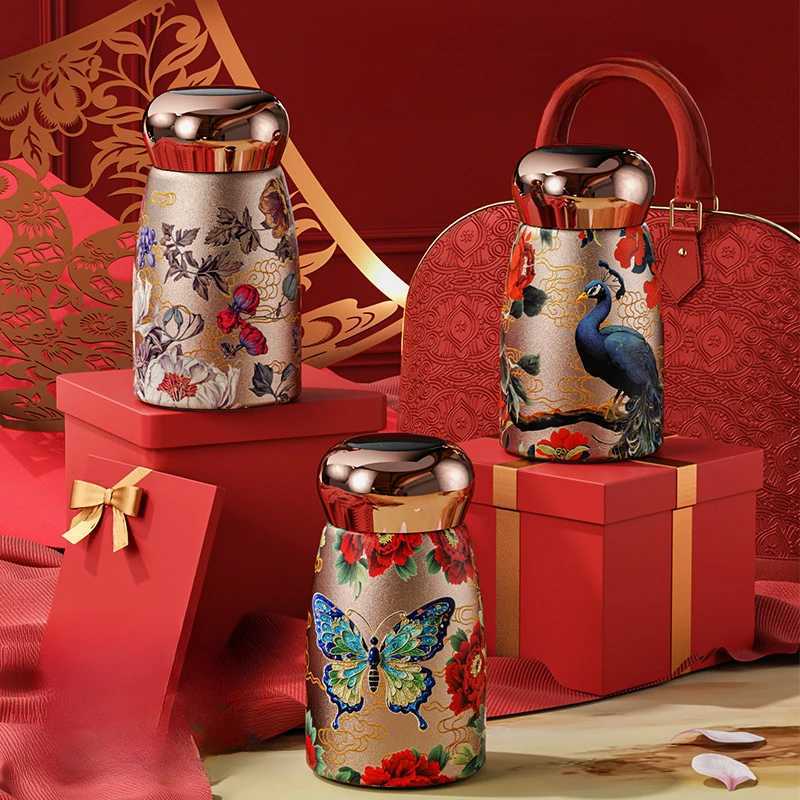 2025 New Mini Ceramic Thermos Cup Compact Portable Intelligent Temperature Lasting Insulation Small Capacity Water Cup C251008
