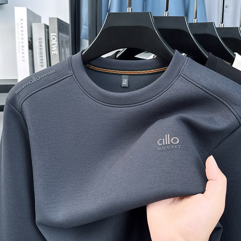 Designer Hoodie Men's Sweatshirt Round Polo Neck 2025 Autumn Winter New Fashion Trendy Loose Casual Designer Shirt Base Long Sleeve Men's T-