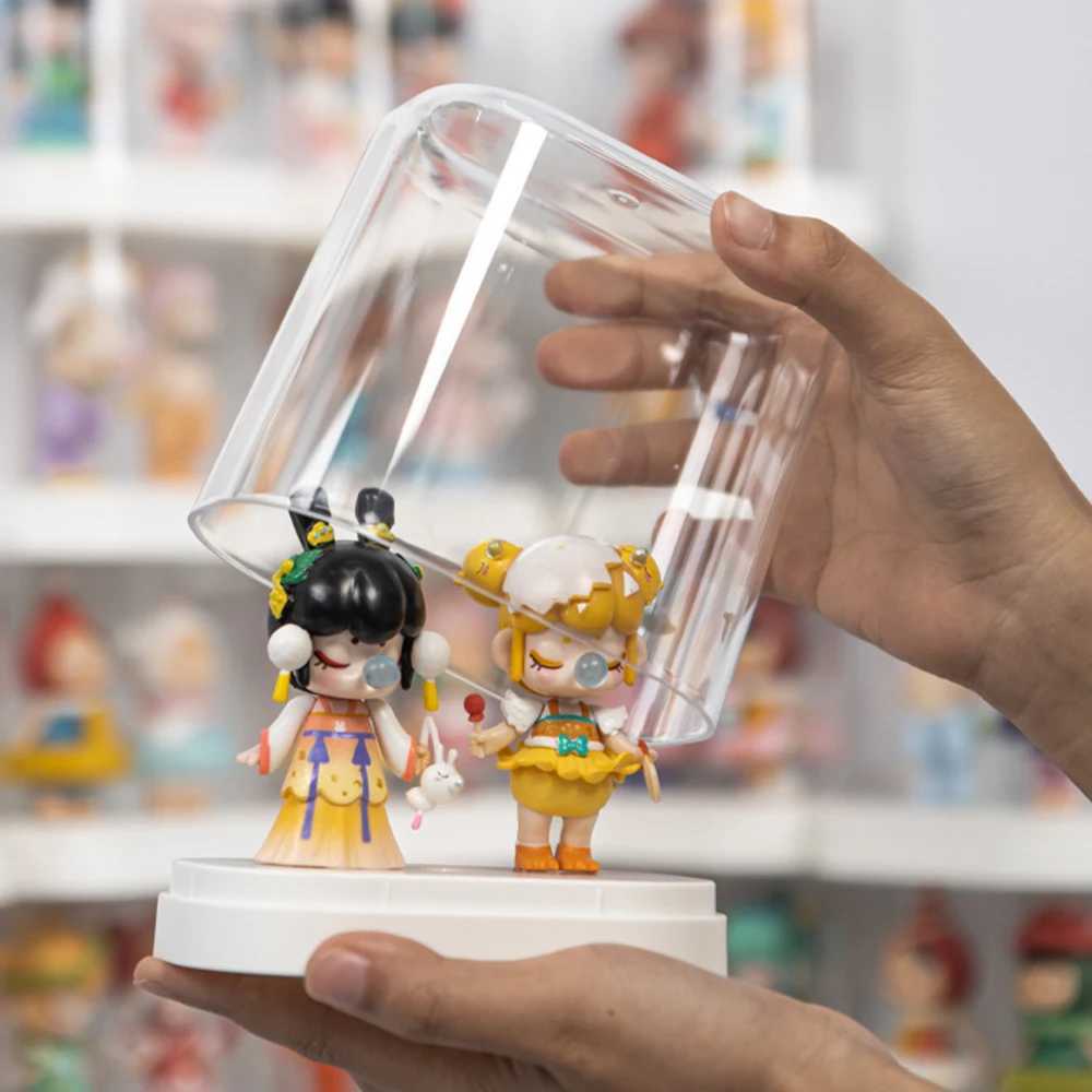 4PCS Transparent Dustproof Storage Display Wall Box for Blind Figures Handmade Dolls Lego Display Case Bubble Mart Storage Box C251008