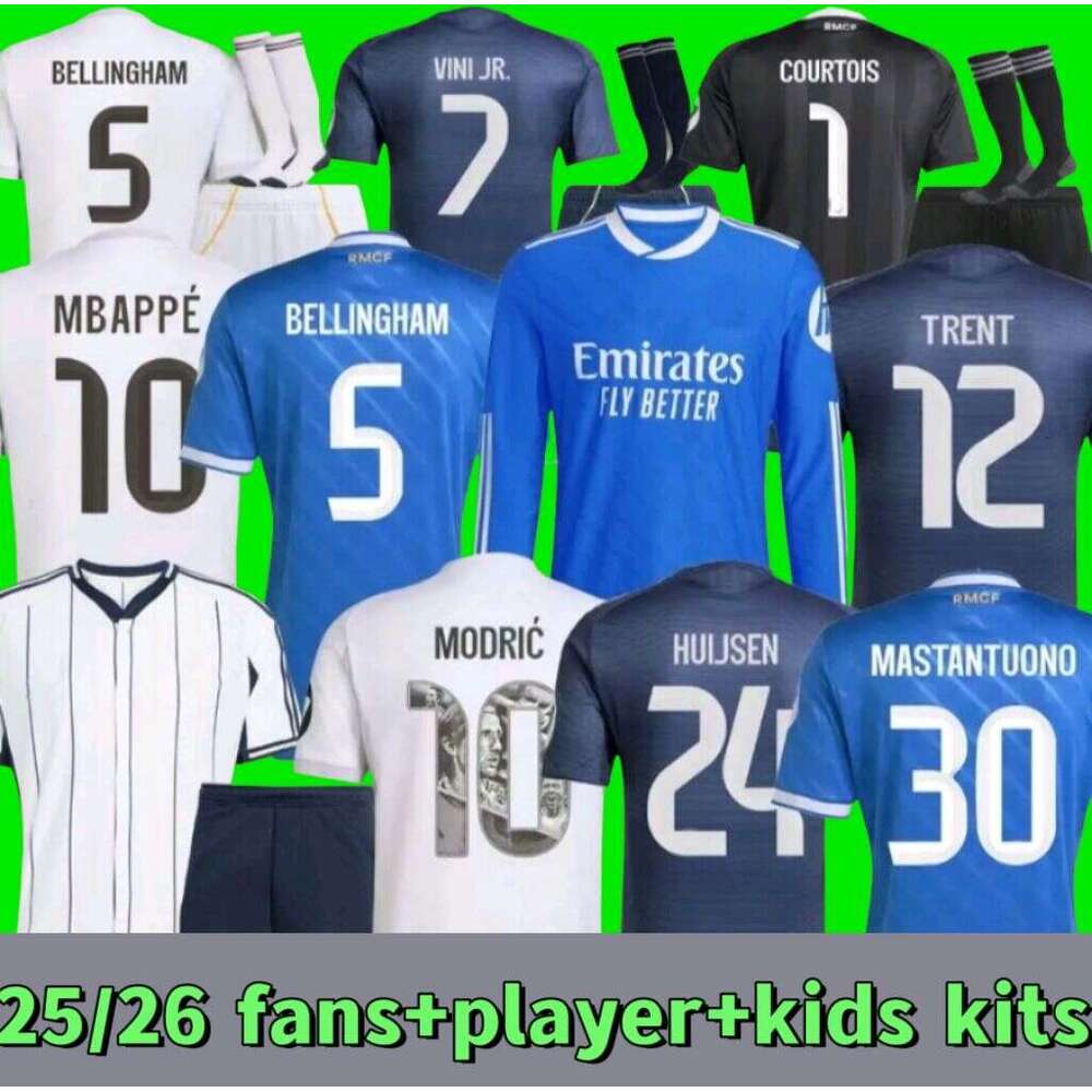 Maglie Da Calcio Bellingham Mbappe Vini Jr Trent Vaerde Rod…
