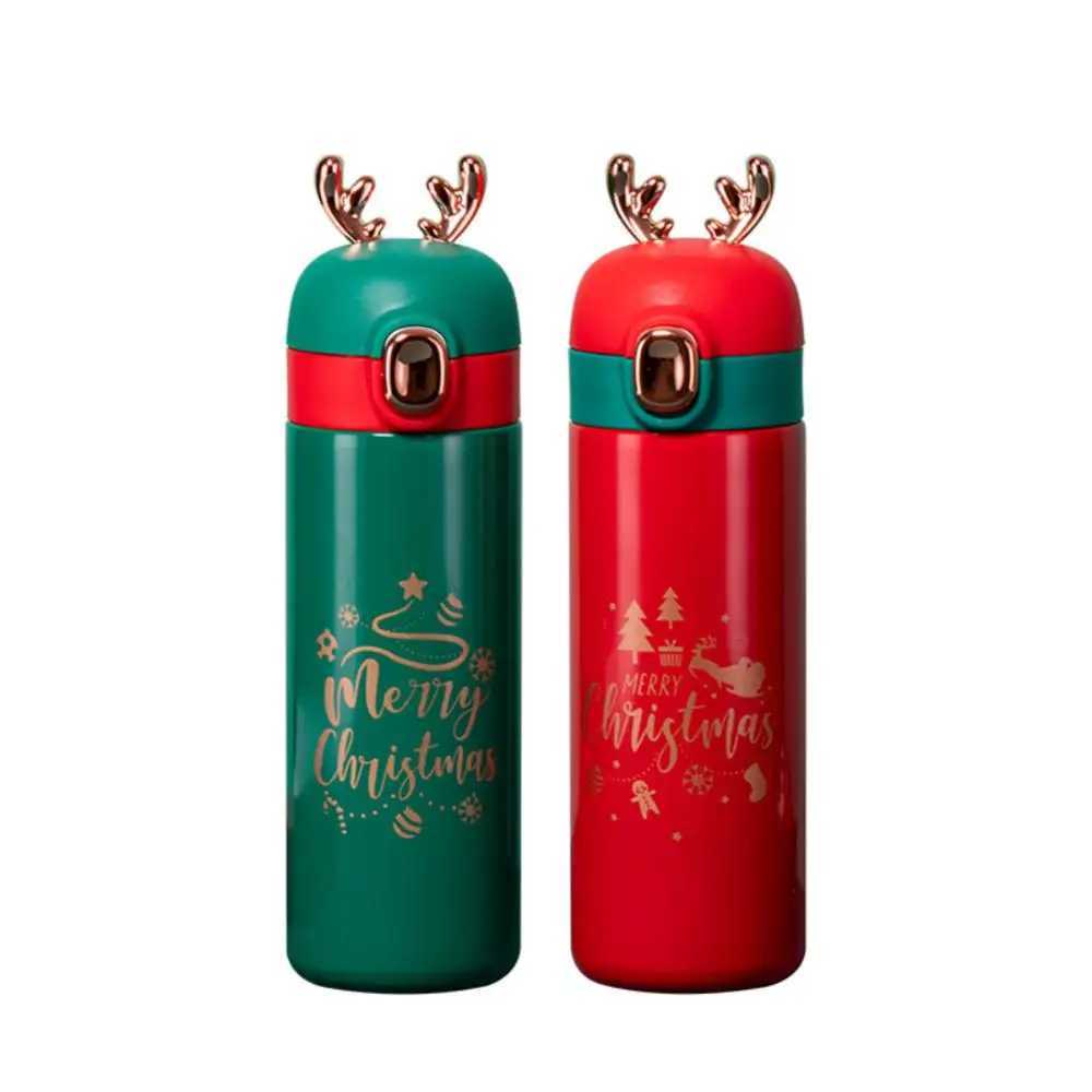Vacuum Cup Christmas Gift Portable Thermal Tumbler Thermos Children Cute Girl Water Bottle Cartoon Insulated Cup C251008