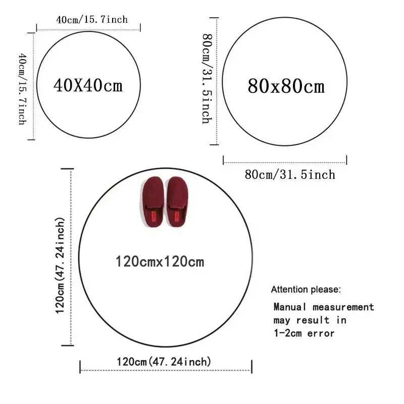 Round Carpet Mat New 3D Visual Illusion Spiral Rug Floor Mats for Bedroom Living Room Decoration Creative Rugs The Black Trap S108 H260226